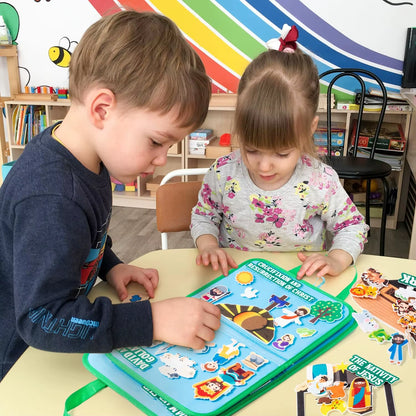 Educational Felt Busy Book Kids Montessori Toys Felt Sensory Books Felt Activity Busy Book Bible Story Toys for Kids
